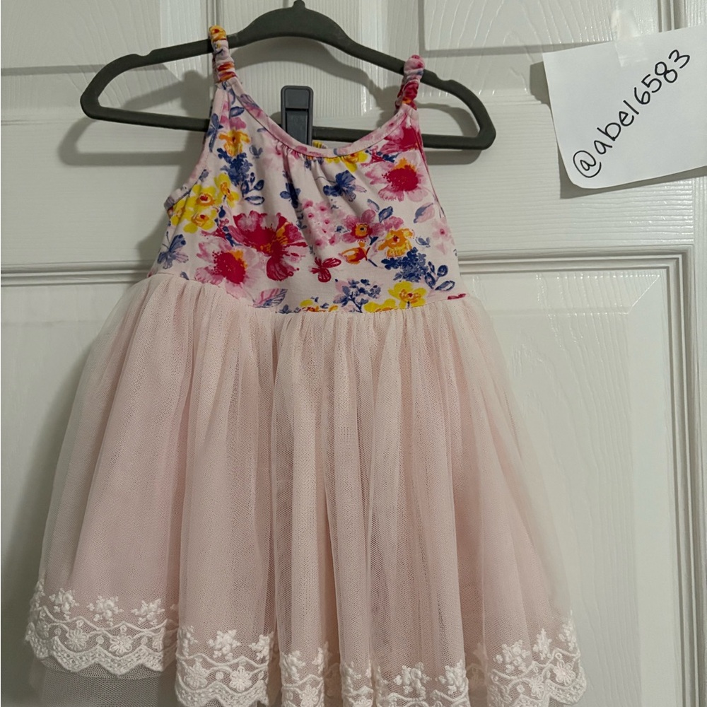 Rachel Ashwell Floral Pink Toddler 12M Dress